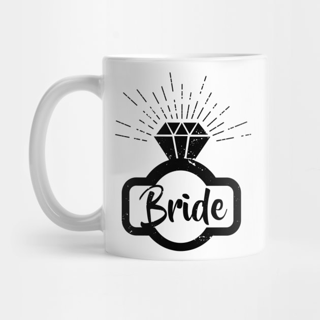 Bride - Ring - Diamond - Bride to be - Bachelorette by Shirtbubble